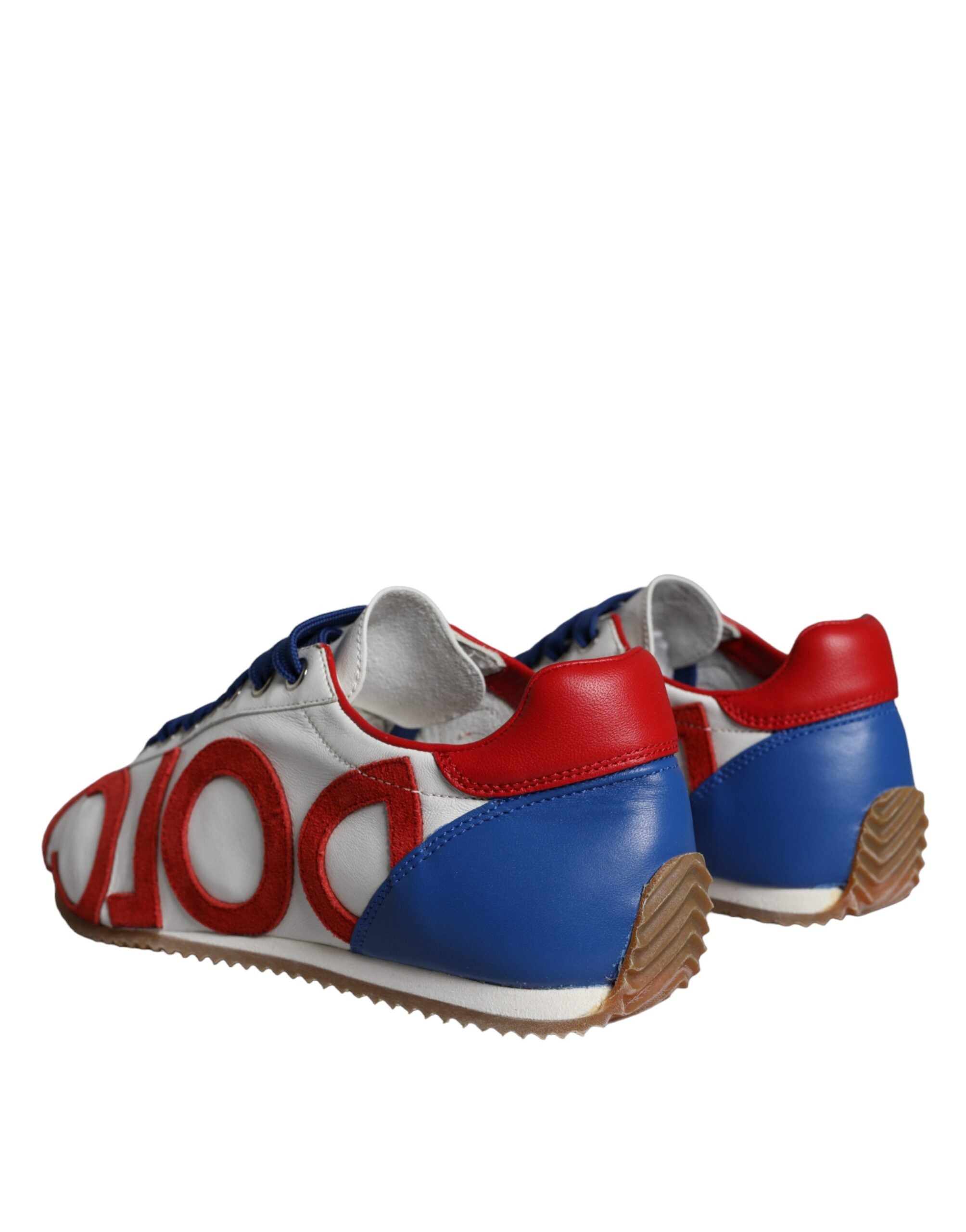 Dolce &amp; Gabbana Multicolor Leather Logo Casual Sneakers Shoes