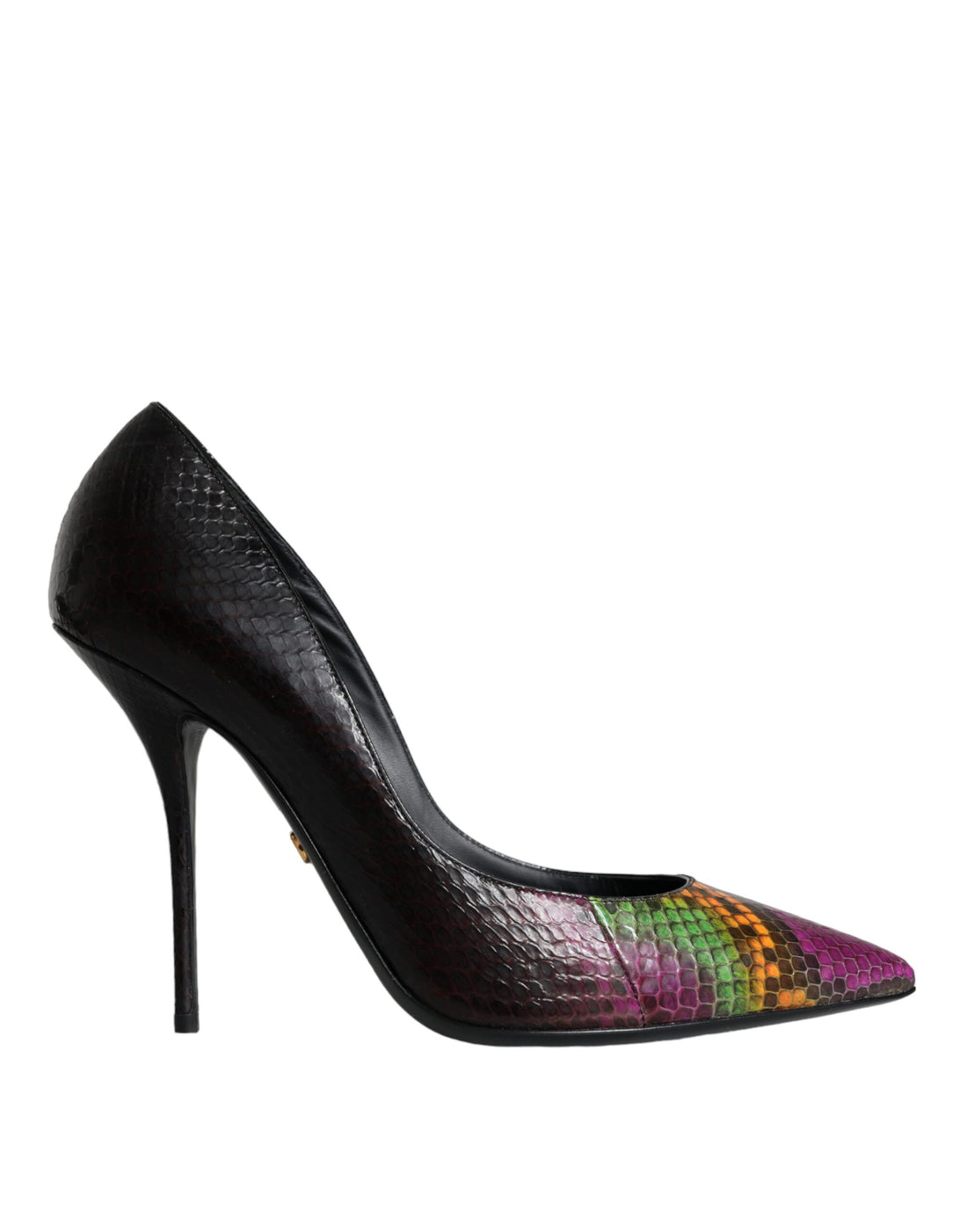 Dolce &amp; Gabbana Multicolor Exotic Leather Heels Pumps Shoes