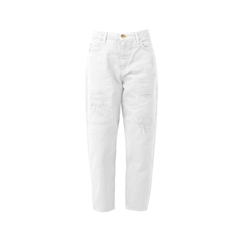 PINKO White Cotton Jeans &amp; Pant