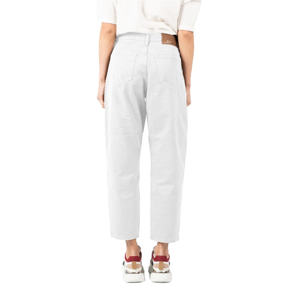 PINKO White Cotton Jeans &amp; Pant