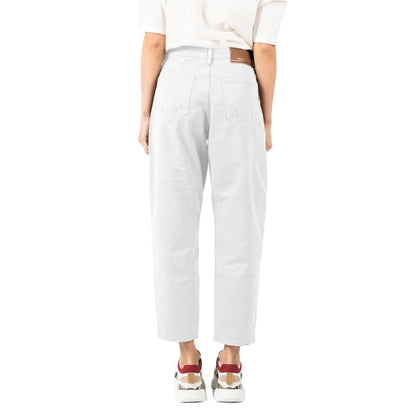 PINKO White Cotton Jeans &amp; Pant