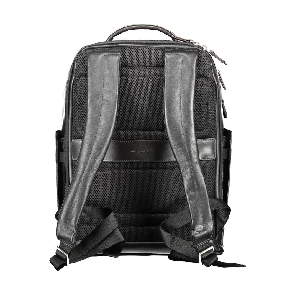 Piquadro Black Nylon Backpack