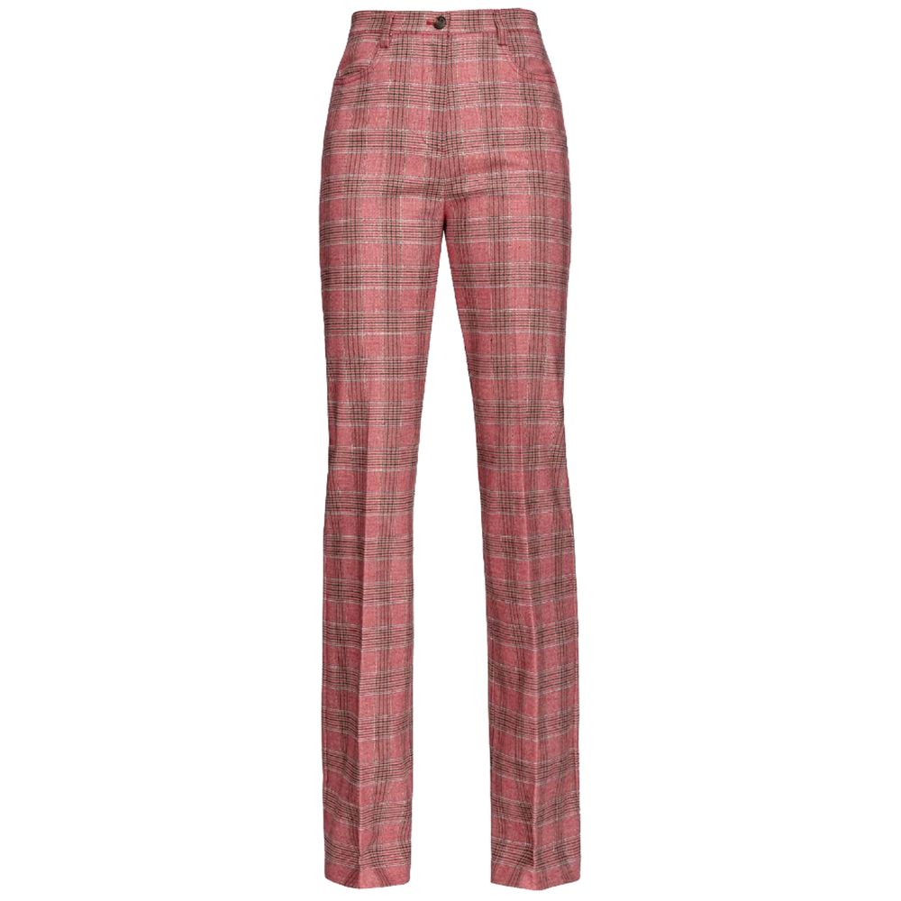 PINKO Red Polyester Jeans &amp; Pant