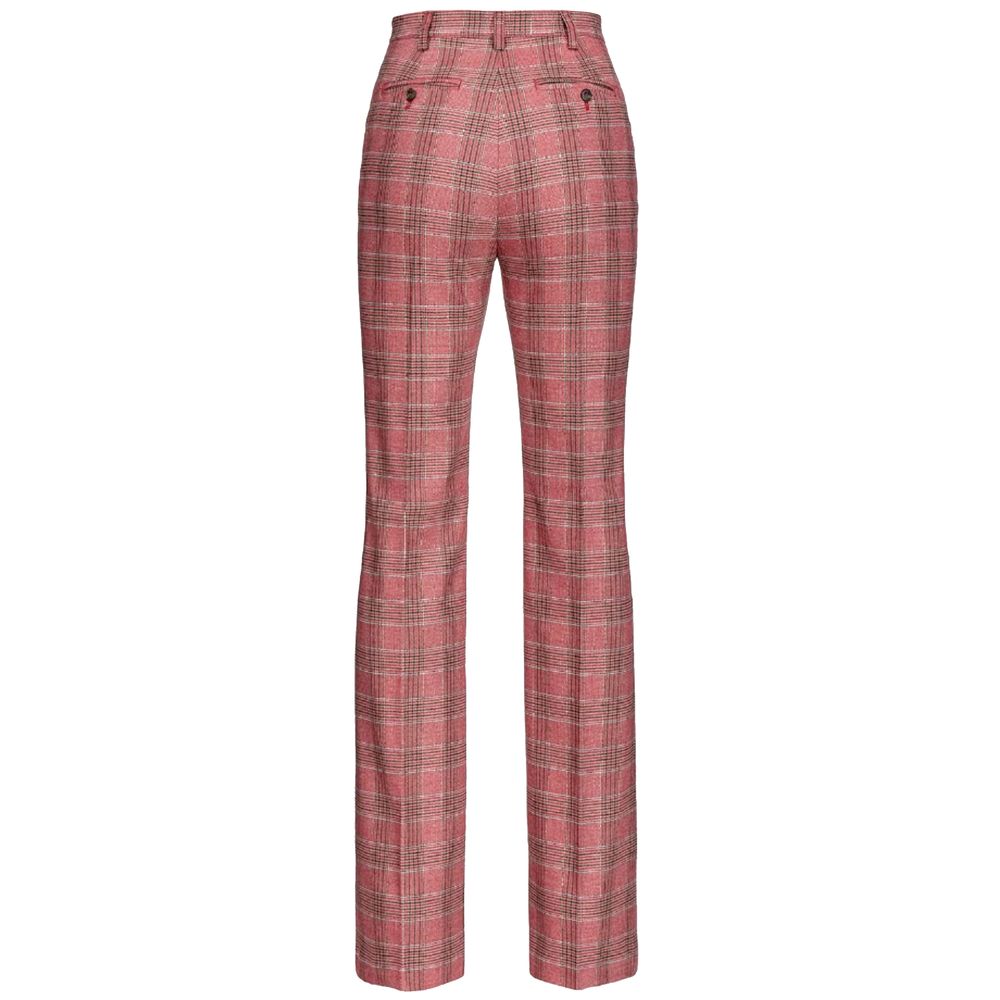 PINKO Red Polyester Jeans &amp; Pant