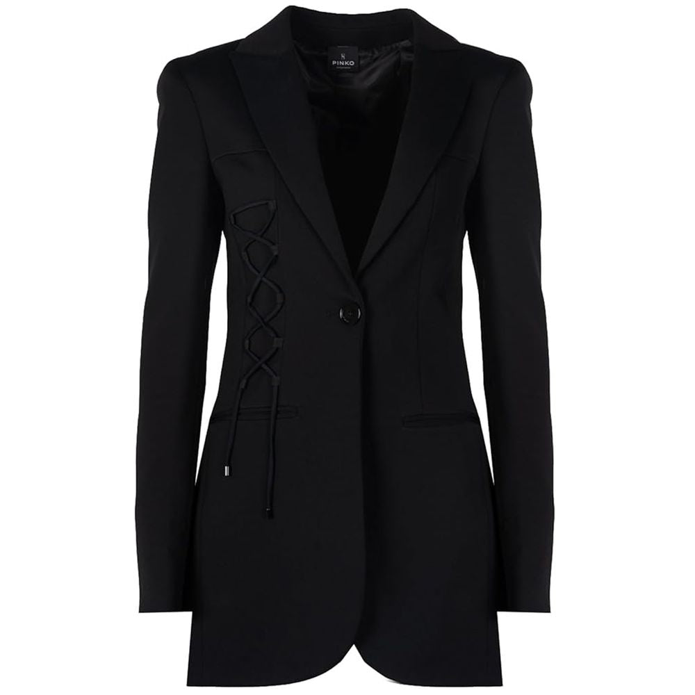 PINKO Black Viscose Suits &amp; Blazer