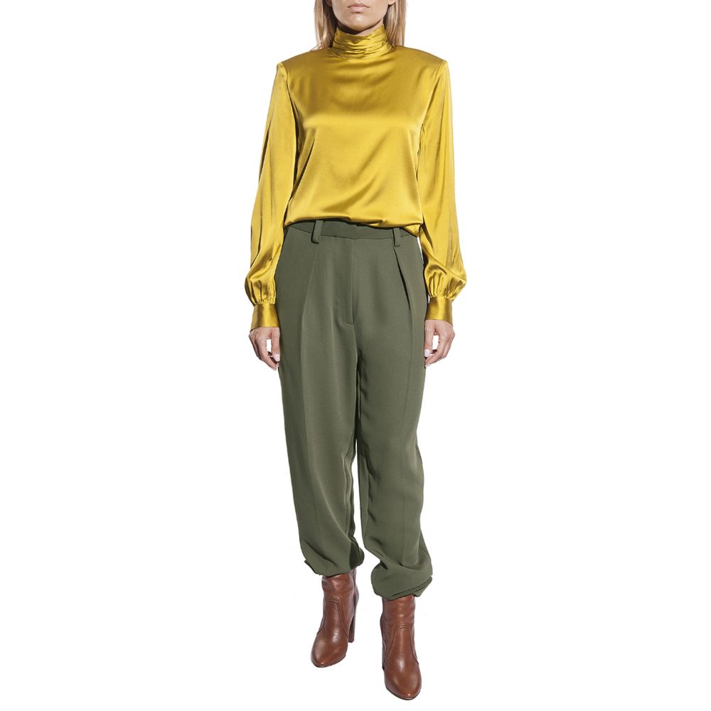 PINKO Green Polyester Jeans &amp; Pant