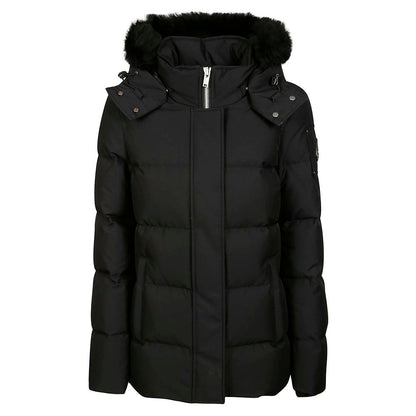 Moose Knuckles Black Polyester Jacket &amp; Coat