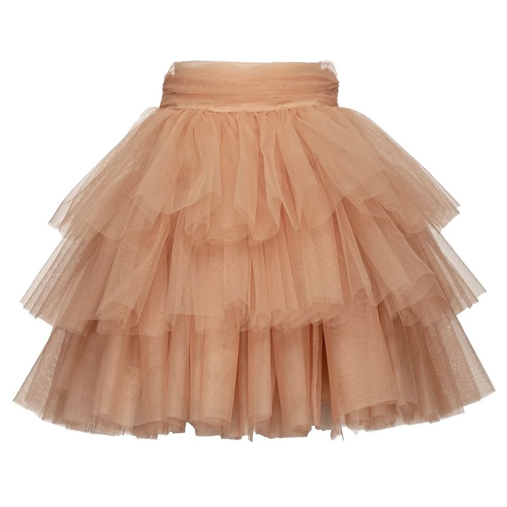 PINKO Pink Nylon Skirt