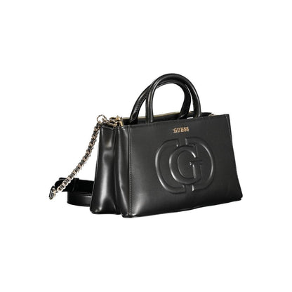 Guess Jeans Black Polyethylene Handbag