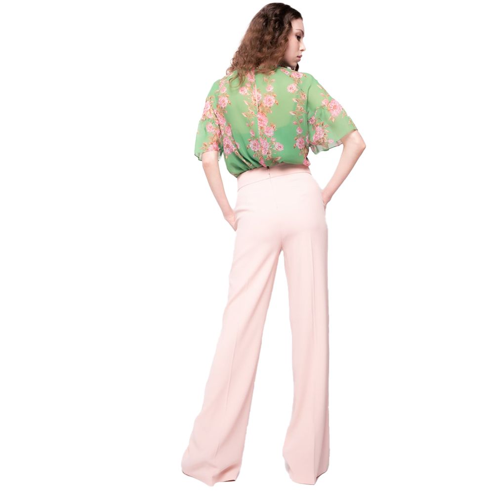 PINKO Pink Polyester Jeans &amp; Pant