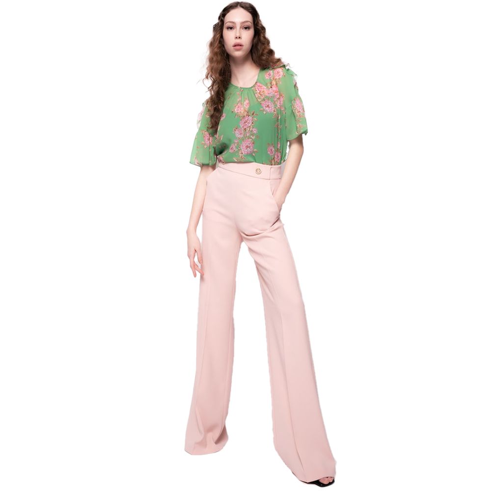 PINKO Pink Polyester Jeans &amp; Pant