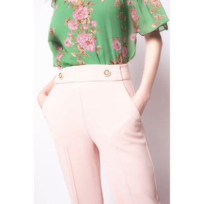 PINKO Pink Polyester Jeans &amp; Pant