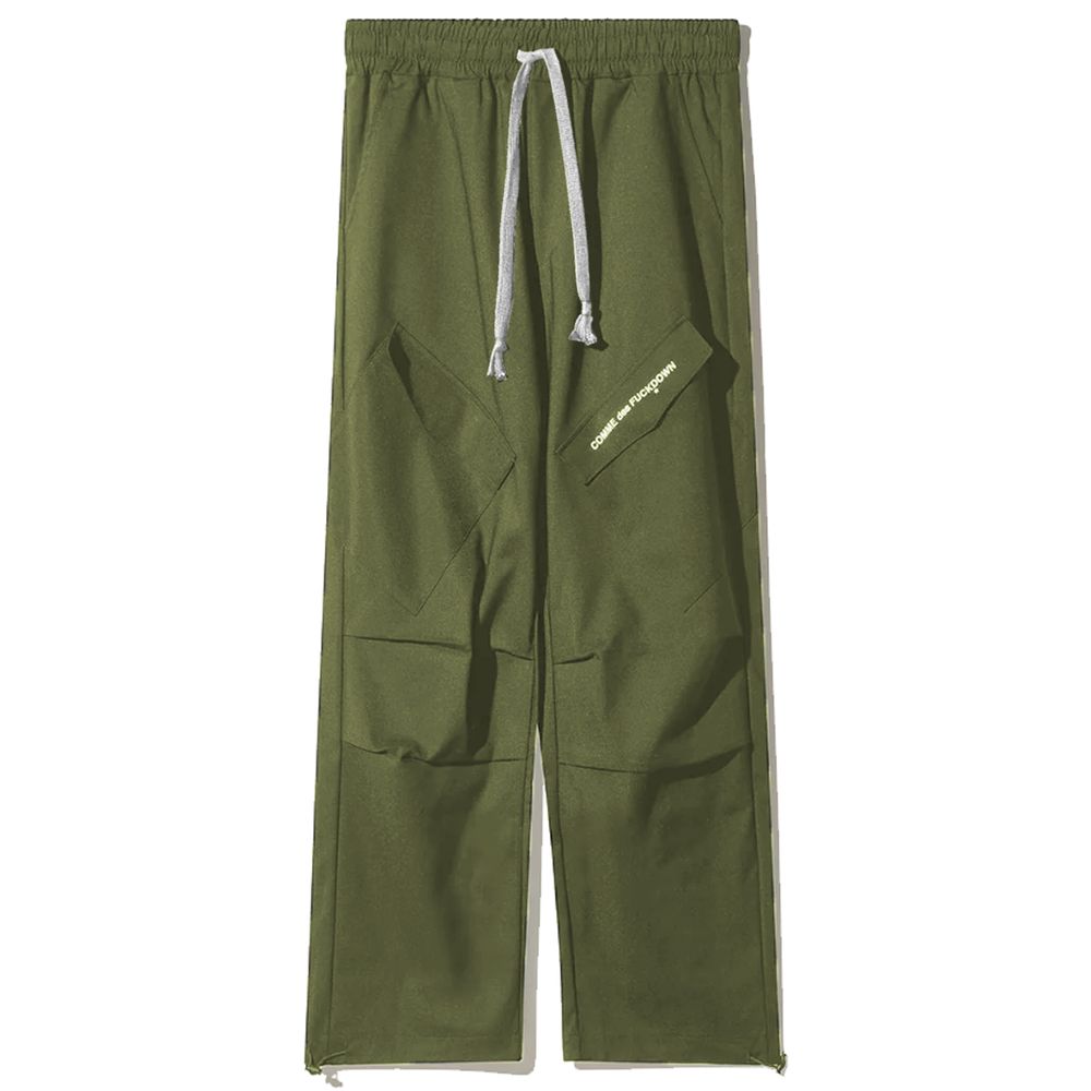 Comme Des Fuckdown Green Cotton Jeans &amp; Pant