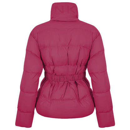 PINKO Fuchsia Nylon Jackets &amp; Coat