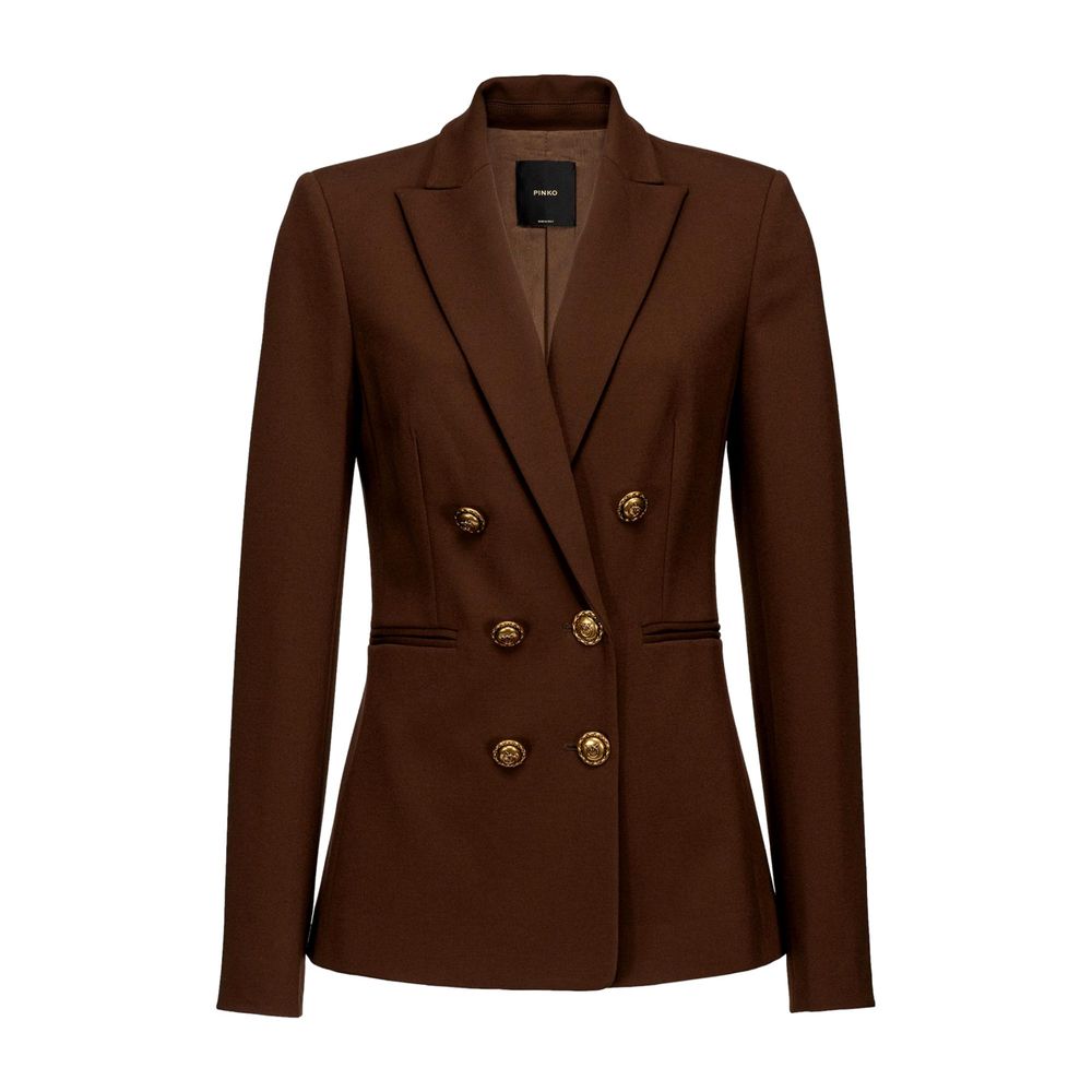 PINKO Brown Viscose Suits &amp; Blazer