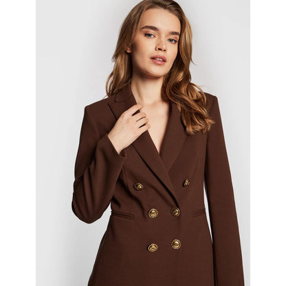 PINKO Brown Viscose Suits &amp; Blazer