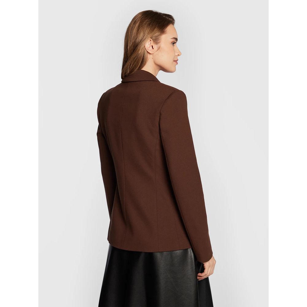 PINKO Brown Viscose Suits &amp; Blazer