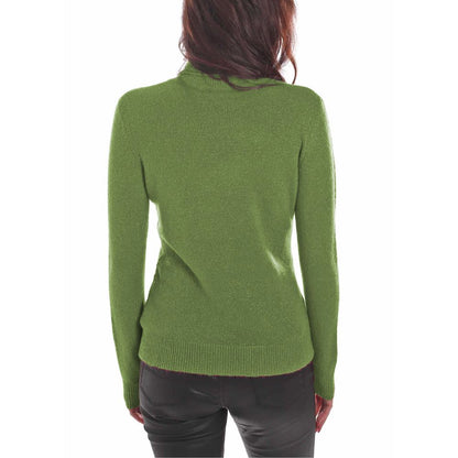 Yes Zee Green Viscose Sweater