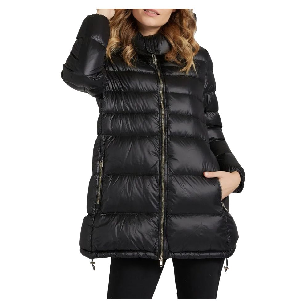 Yes Zee Black Nylon Women Jacket