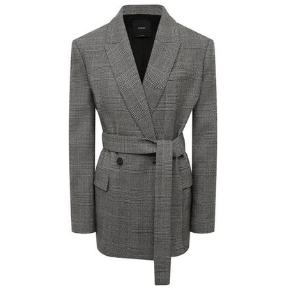 PINKO Black Wool Suits &amp; Blazer