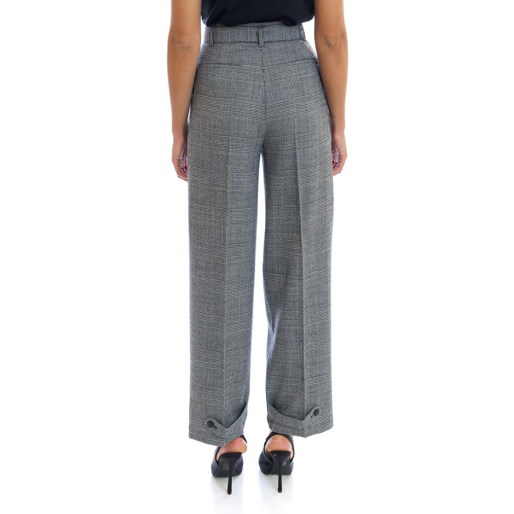 PINKO Black Wool Jeans &amp; Pant