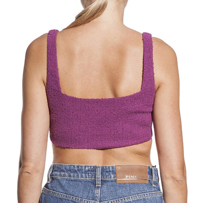 PINKO Purple Cotton Tops &amp; T-Shirt