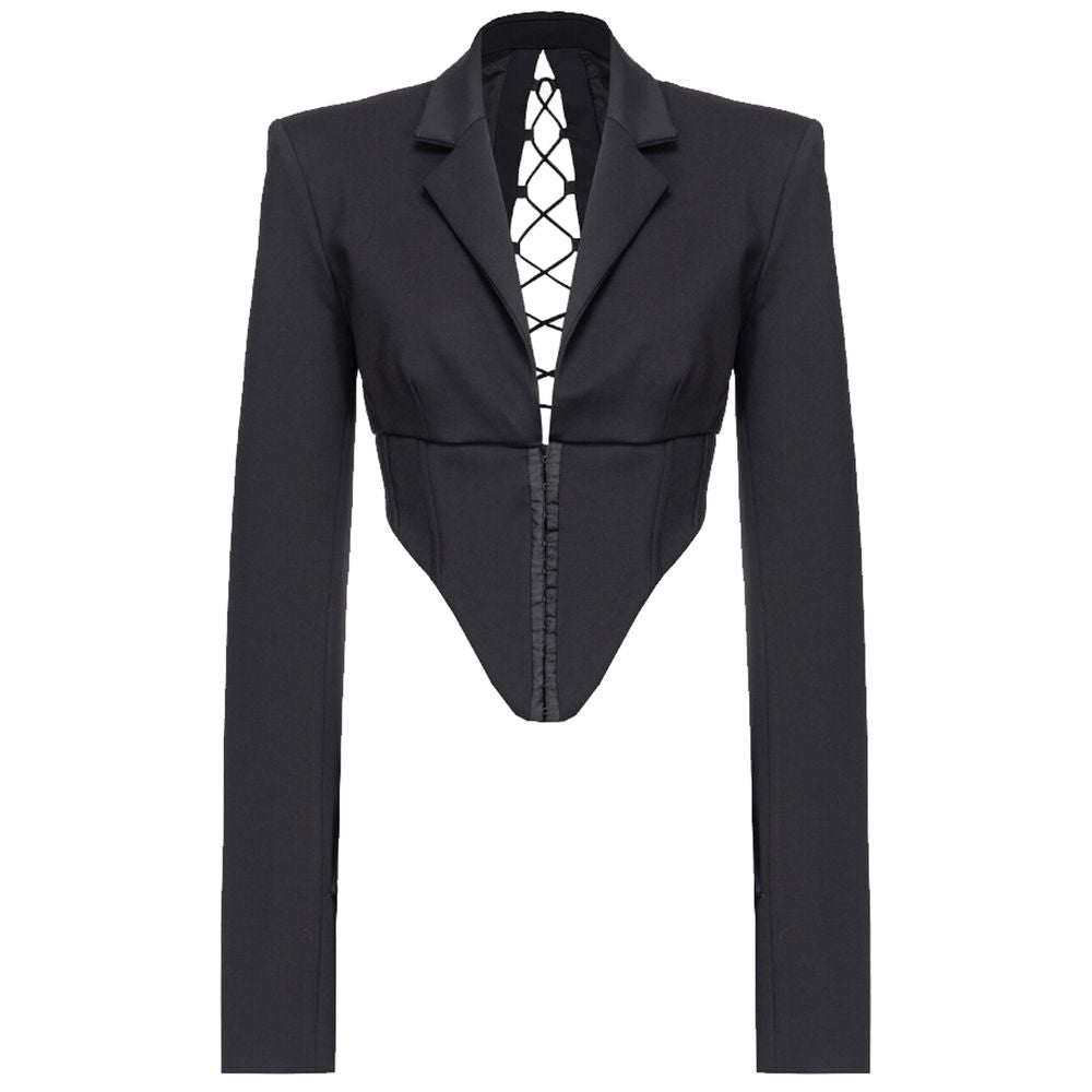 PINKO Black Viscose Suits &amp; Blazer