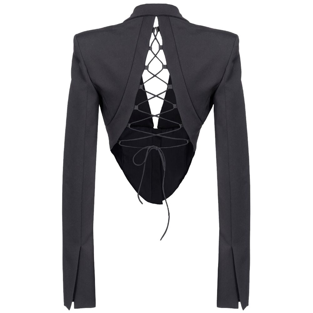 PINKO Black Viscose Suits &amp; Blazer