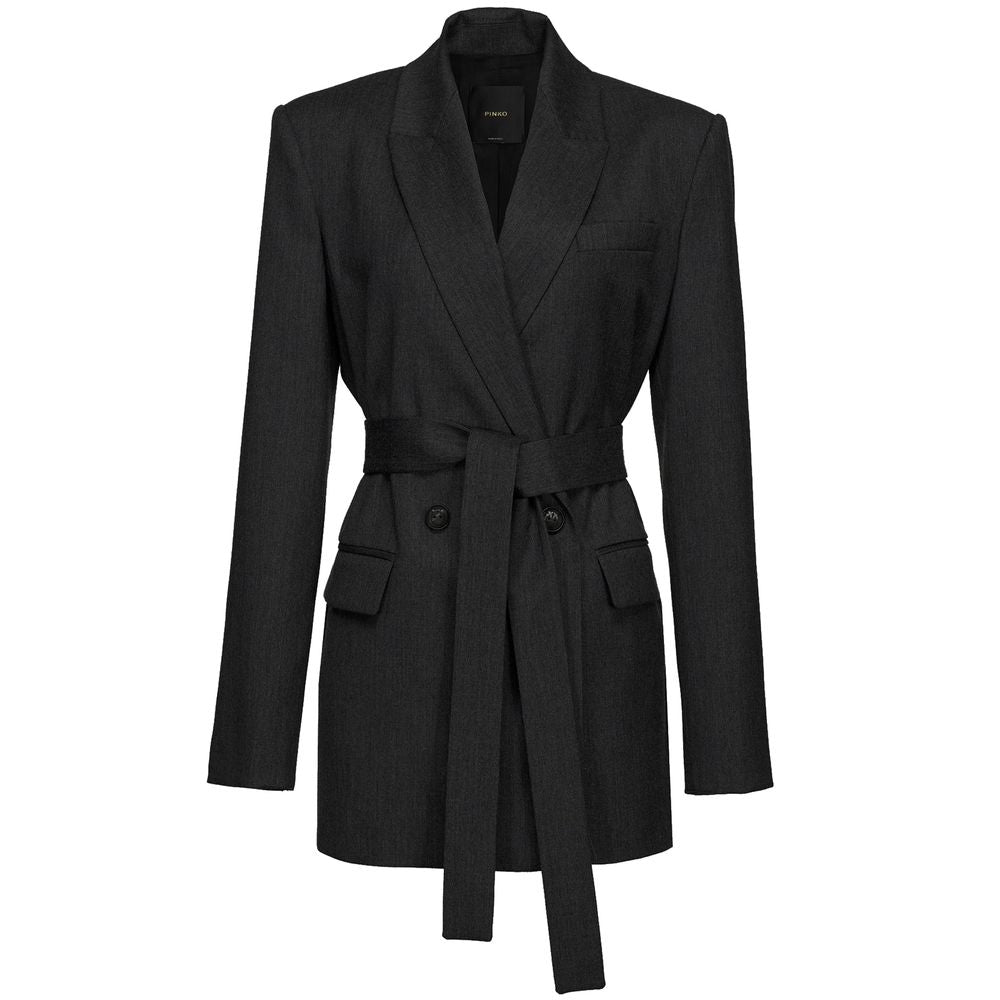 PINKO Black Polyester Suits &amp; Blazer