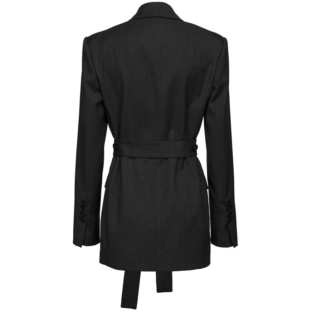 PINKO Black Polyester Suits &amp; Blazer