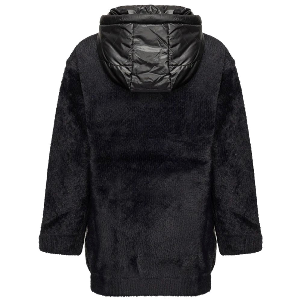 PINKO Black Nylon Jackets &amp; Coat