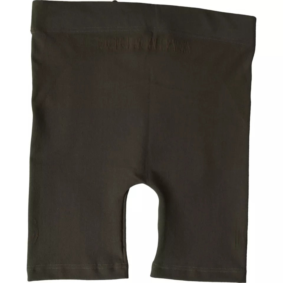 Dolce &amp; Gabbana Brown Cotton Stretch Boxer Shorts Underwear