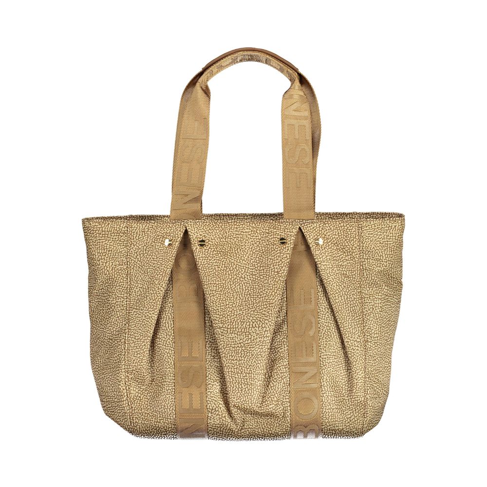 Borbonese Beige Polyester Handbag