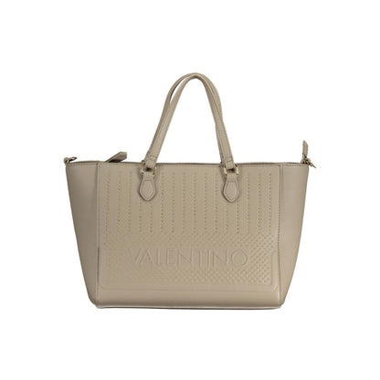 Valentino Bags Beige Polyethylene Handbag