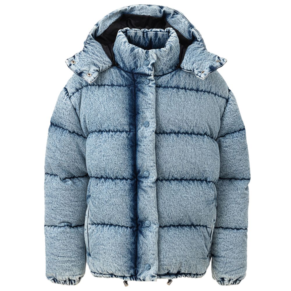 Miu Miu Blue Polyester Jackets &amp; Coat