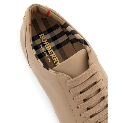 Burberry Beige Leather Sneaker