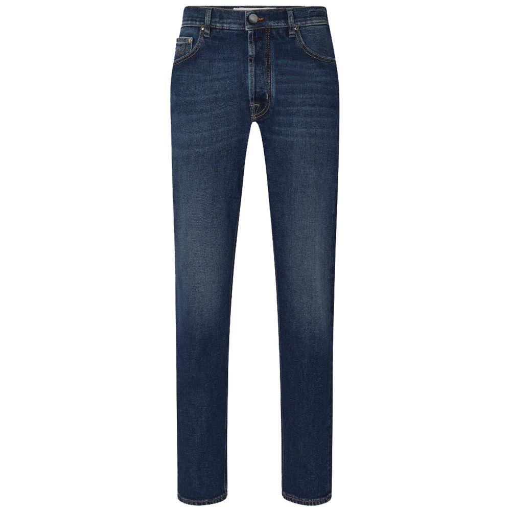 Jacob Cohen Blue Cotton Jeans &amp; Pant