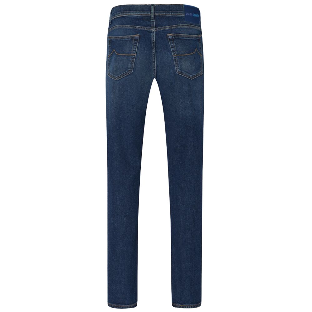 Jacob Cohen Blue Cotton Jeans &amp; Pant