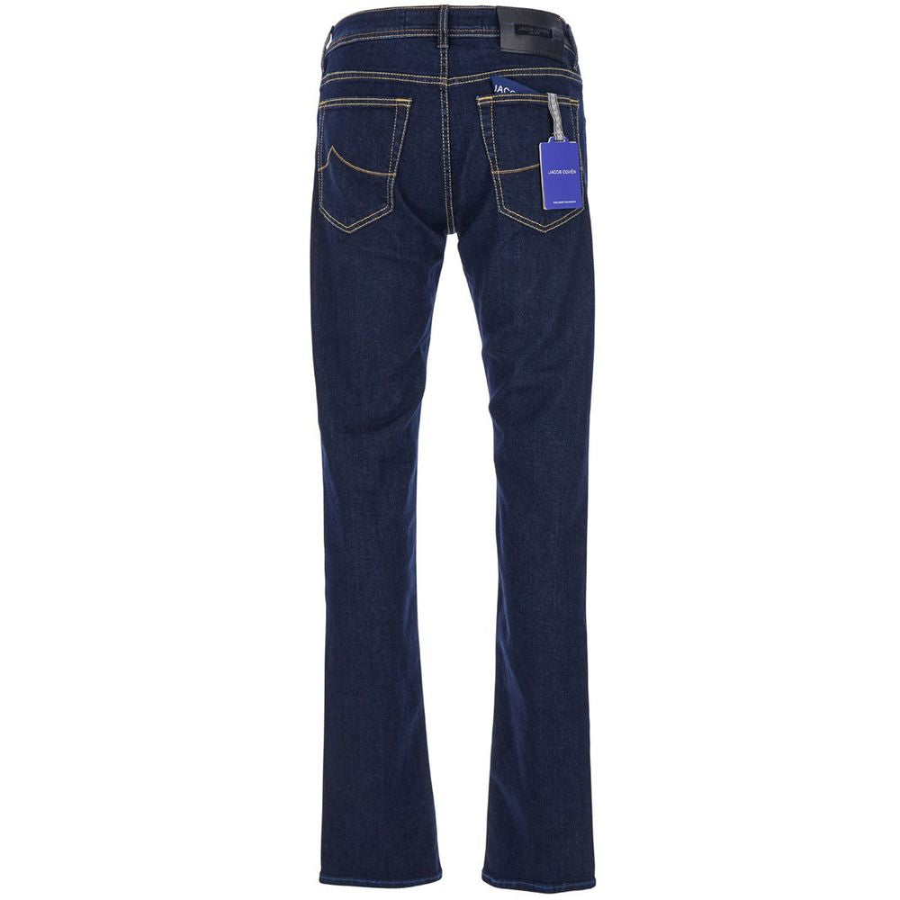 Jacob Cohen Blue Cotton Jeans &amp; Pant