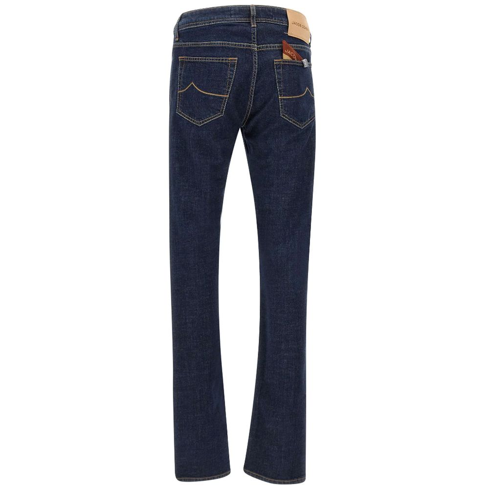 Jacob Cohen Blue Cotton Jeans &amp; Pant