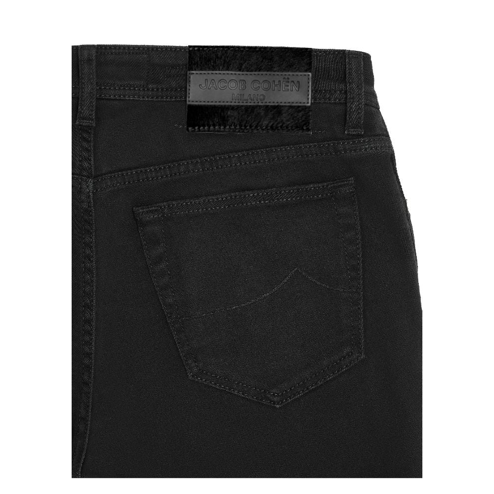 Jacob Cohen Black Cotton Jeans &amp; Pant