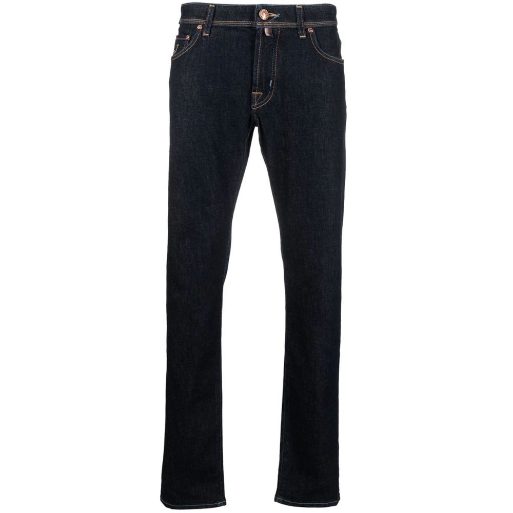 Jacob Cohen Blue Cotton Jeans &amp; Pant