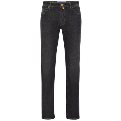 Jacob Cohen Black Cotton Jeans &amp; Pant