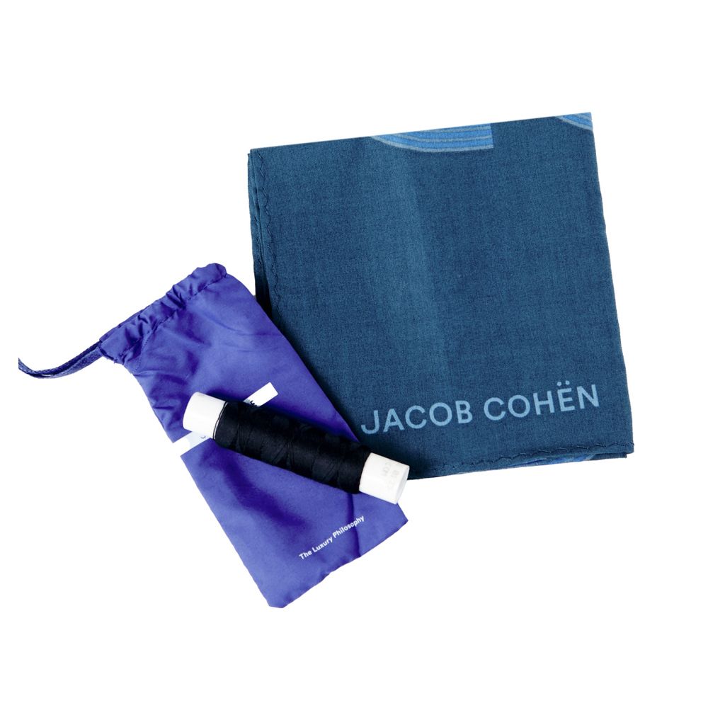 Jacob Cohen Blue Cotton Men Jeans