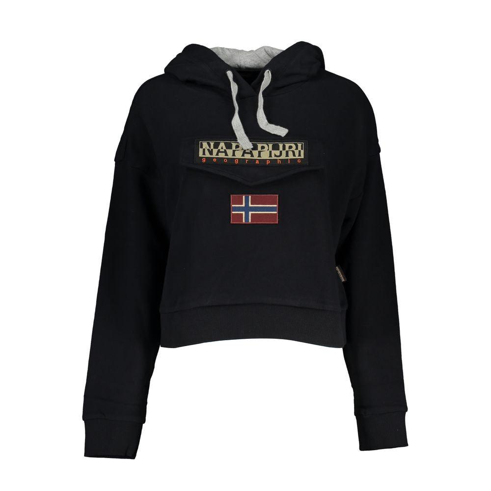 Napapijri Black Cotton Women Sweater