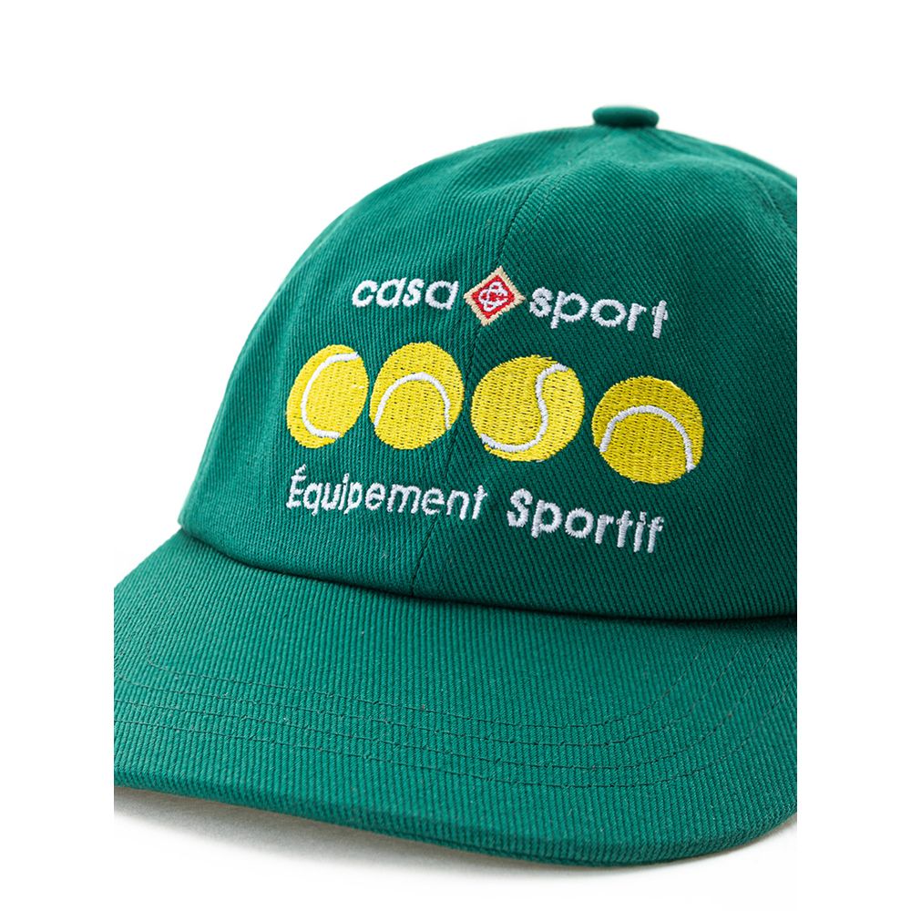 Casablanca Green Cotton Hats &amp; Cap