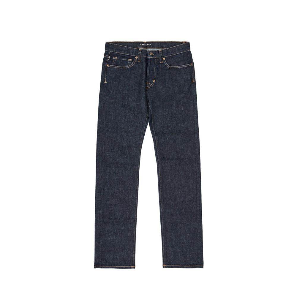 Tom Ford Blue Cotton Jeans &amp; Pant