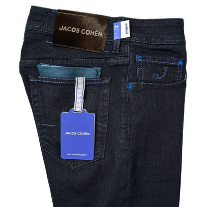 Jacob Cohen Blue Cotton Jeans &amp; Pant