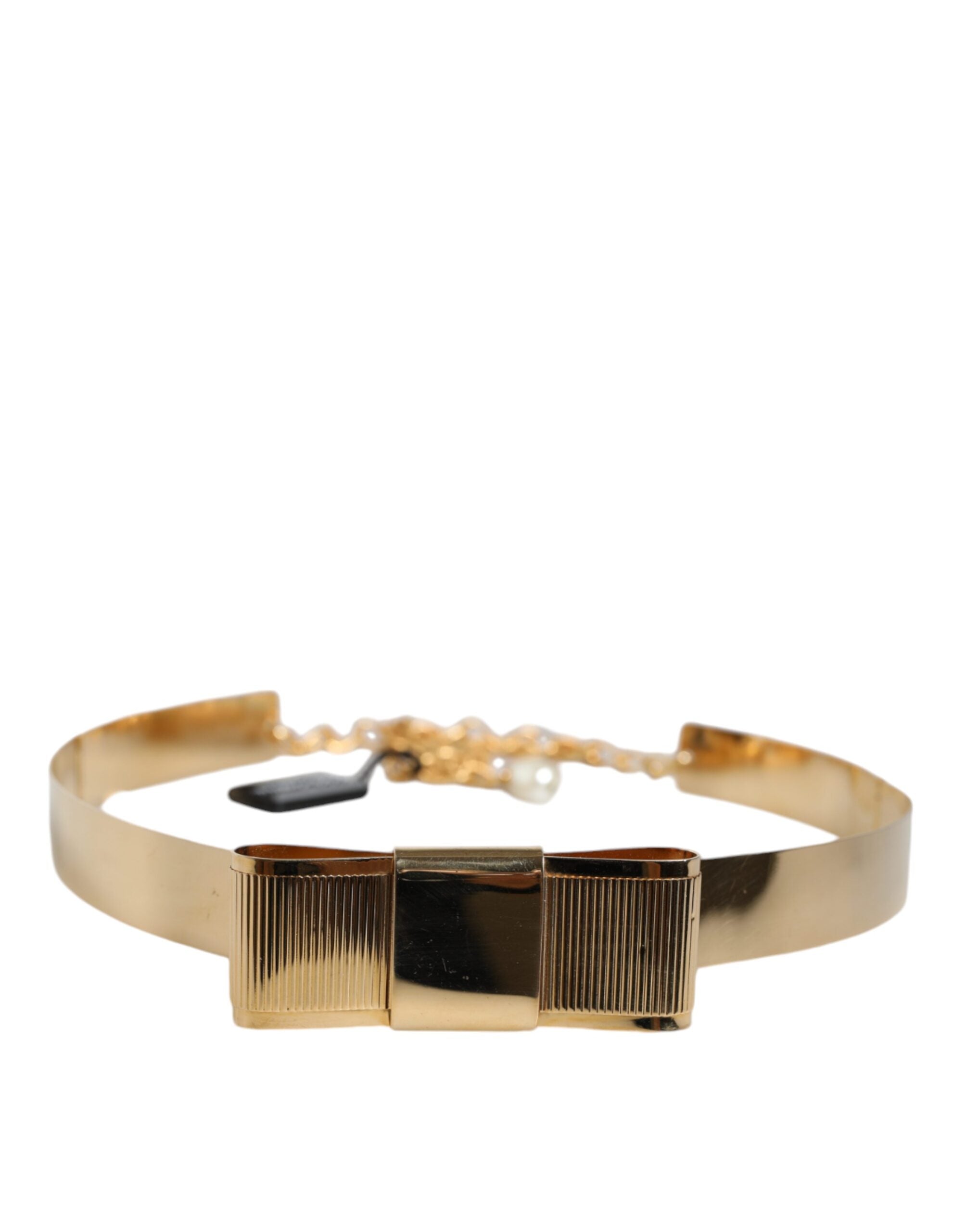 Dolce &amp; Gabbana Gold Brass Adjustable Women Waist Chain Belt