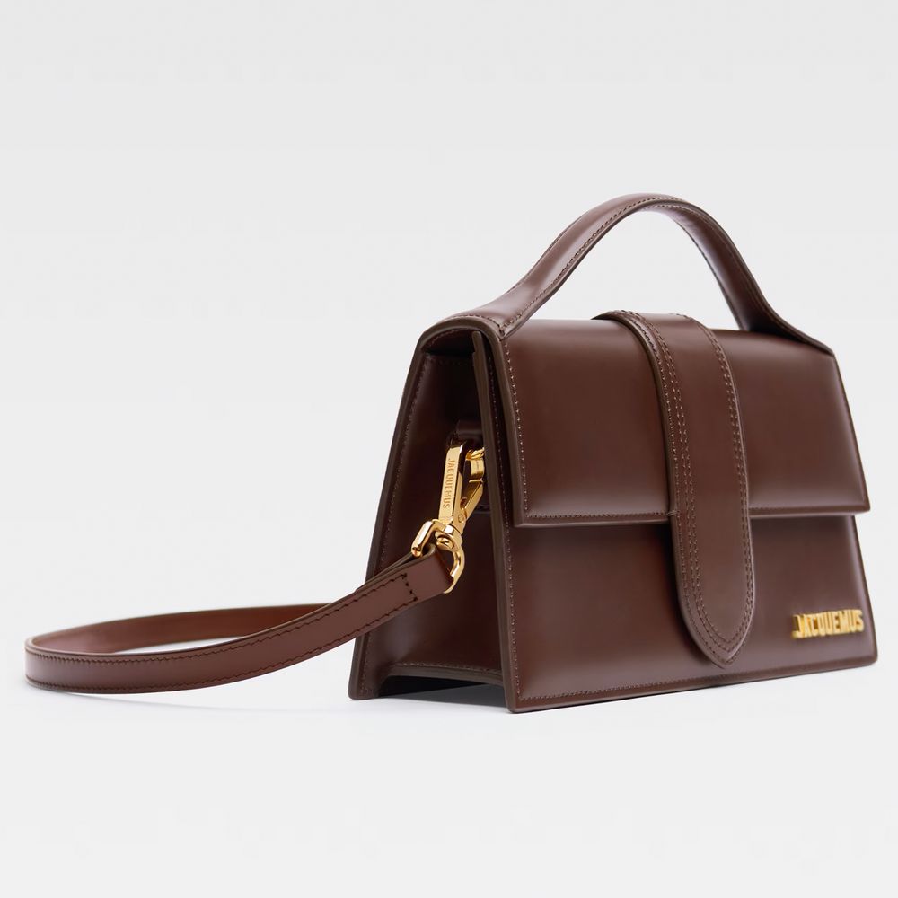 Jacquemus Brown Leather Crossbody Bag